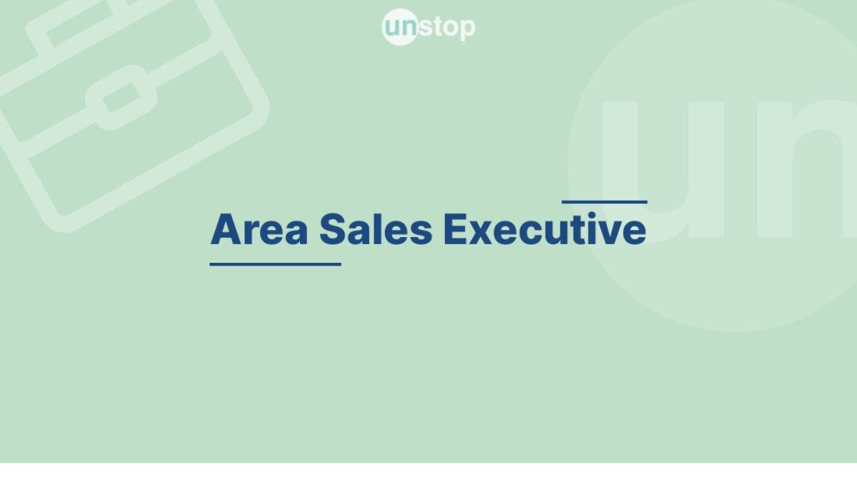 Area Sales Executive Work from home job